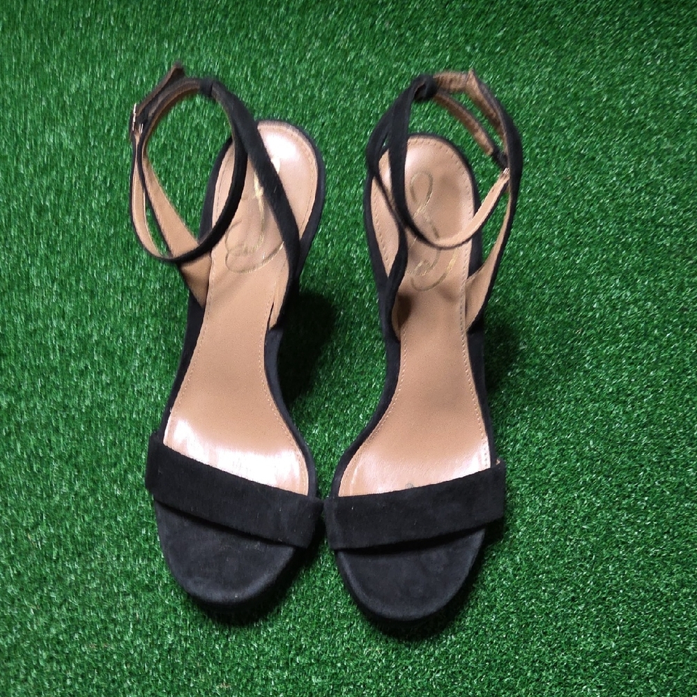 Sam Edelman Black Suede Women's Heels/Sandals